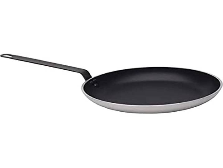 MasterClass Professionele antiaanbakpan, heavy duty, aluminium, 32 cm (12,6 ), zwart en zilver