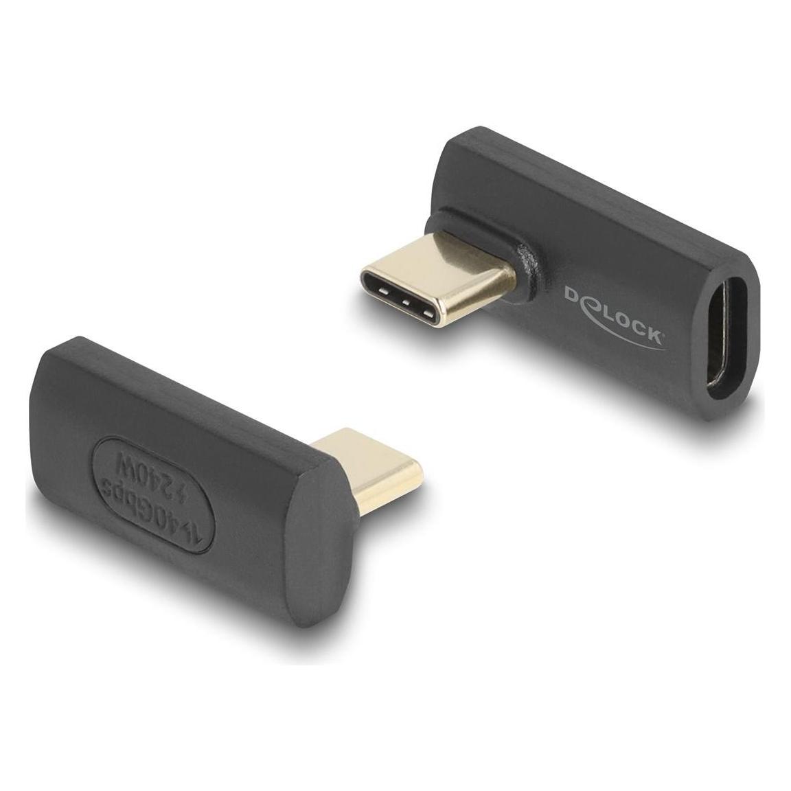 Delock USB Adapter 40 Gbps USB Type-C PD 3.1 240 W Stecker (USB-C, USB-C) (60244)