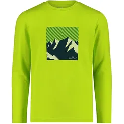 CMP Campagnolo, Jungen, Sportshirt, Langarmtrikot für Kinder (164), Grün