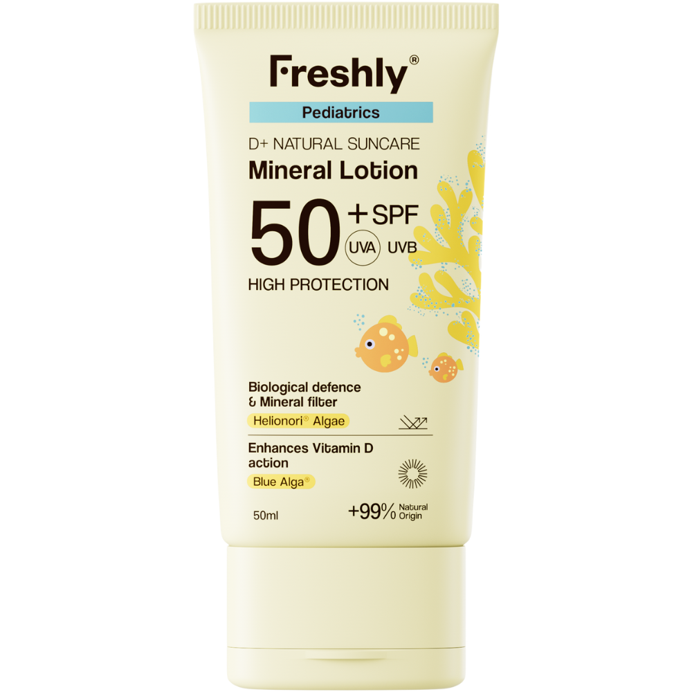Freshly D+ Natural Suncare Pediatrics Mineral Lotion SPF50+ 50mL SPF50+
