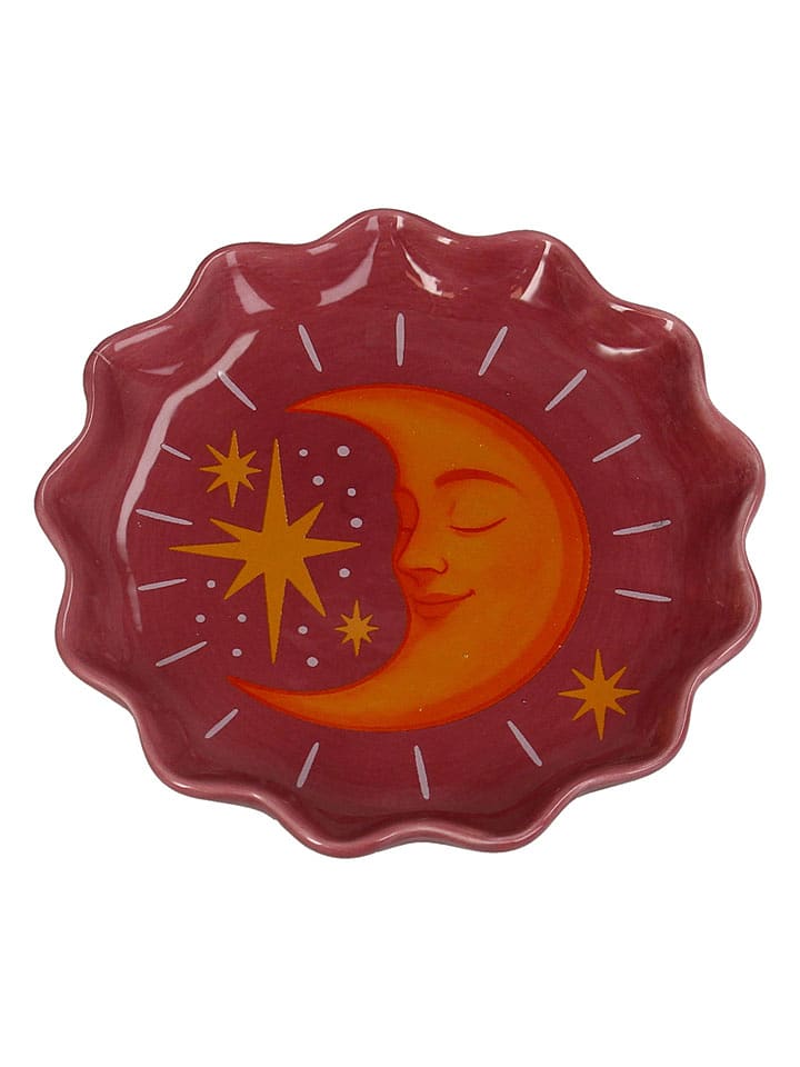 Kersten Dekoschale ''Moon'' in Rot - (H)2 x Ø 15,5 cm - onesize