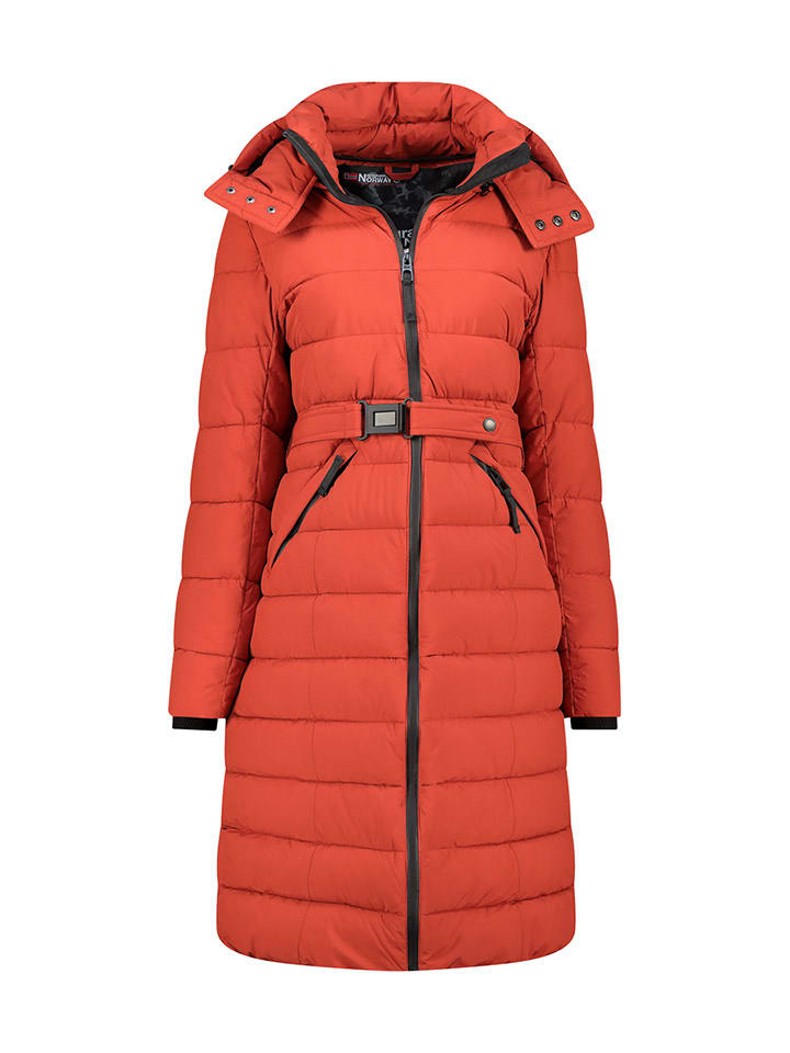 Geographical Norway Wintermantel "Cabimalimo" in Braunrot - XL