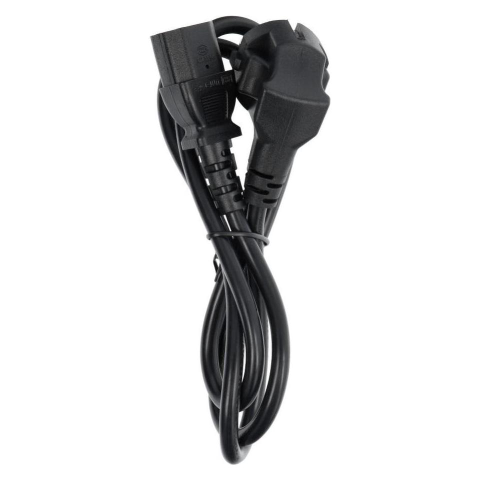 OEM Cable Power cable for computer PC / printer / monitor 230V 16A 1 m black (1 m) (49068710)