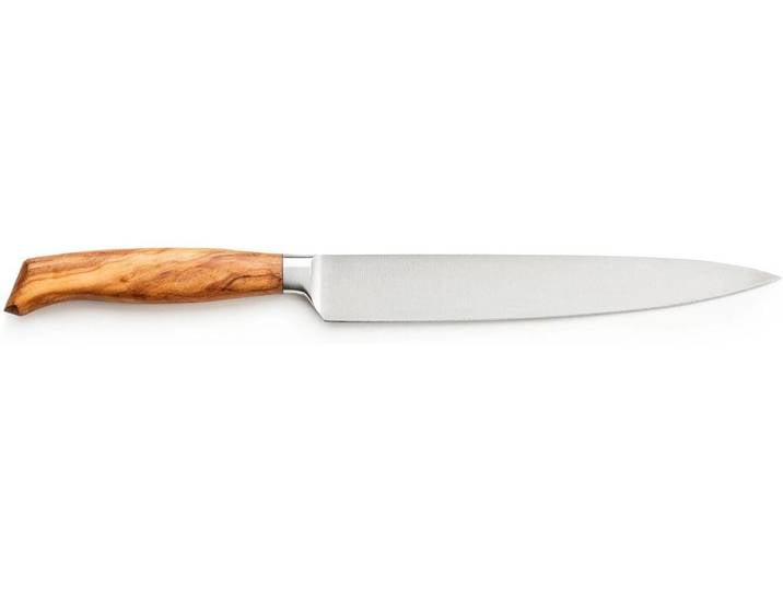 Fleischmesser Wok , braun (hellbraun), Klingenlänge 21cm, Stahl, Kochmesser, Fleischmesser
