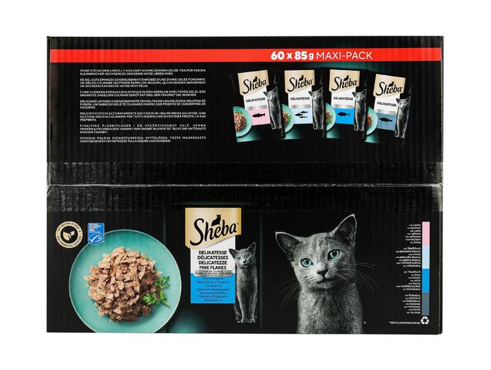 Sheba Selection Fisch 60x85g Beutel