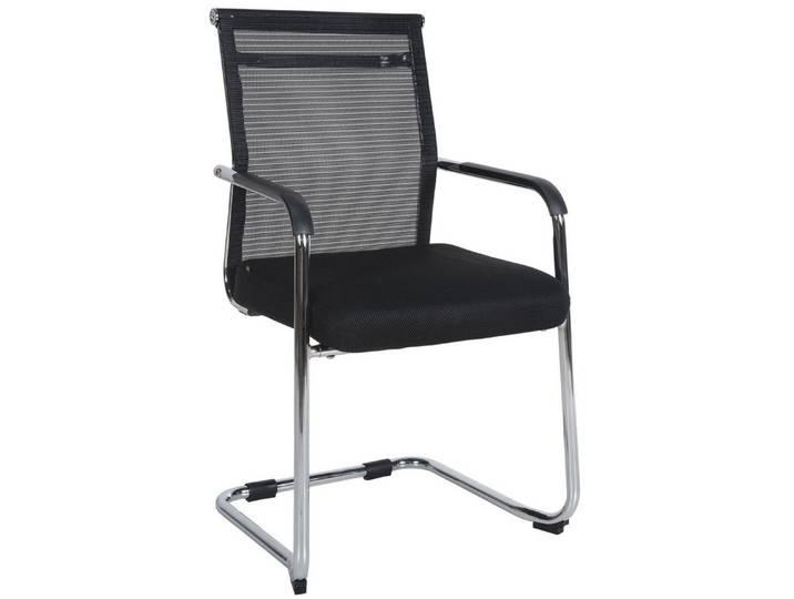 TPFLiving Stuhl Daniel (Pflegeleichte Oberflächen & robuste Materialien), Maße (TxBxH): 51 x 55 x 95cm - Farbe: chrom
