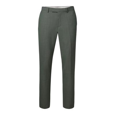 Anzughose PIERRE CARDIN "Ryan", Herren, Gr. 56, N-Gr, blau (arctic), Obermaterial: 52% Wolle WO. 43% Polyester PES. 5% Elasthan EL. Futter: 100% Polyester PES. 100% Polyester PES., uni, modern fit, Hosen Anzughose, mit Bügelfalte