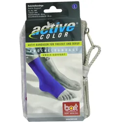 BORT Activecolor Knöchelbandage L blau 1 St