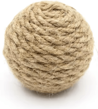 Inspire Curations Natural Sisal Chew & Fetch Ball For Cats 1pcs