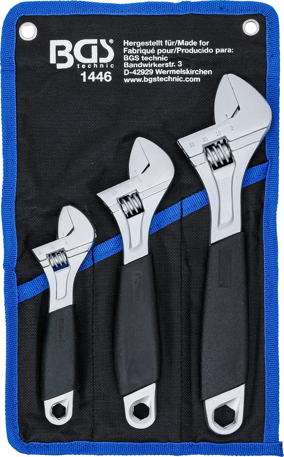 BGS Technic Set van 3 rollende tangsleutels
