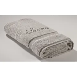 Saunatuch MICRO (BL 70x200 cm) - grau - BL 70x200 cm