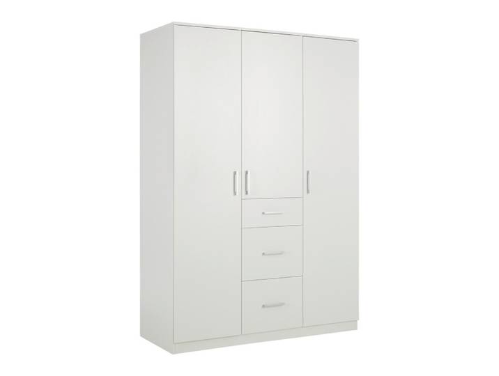 Drehtürenschrank Lasse 3T Weiß