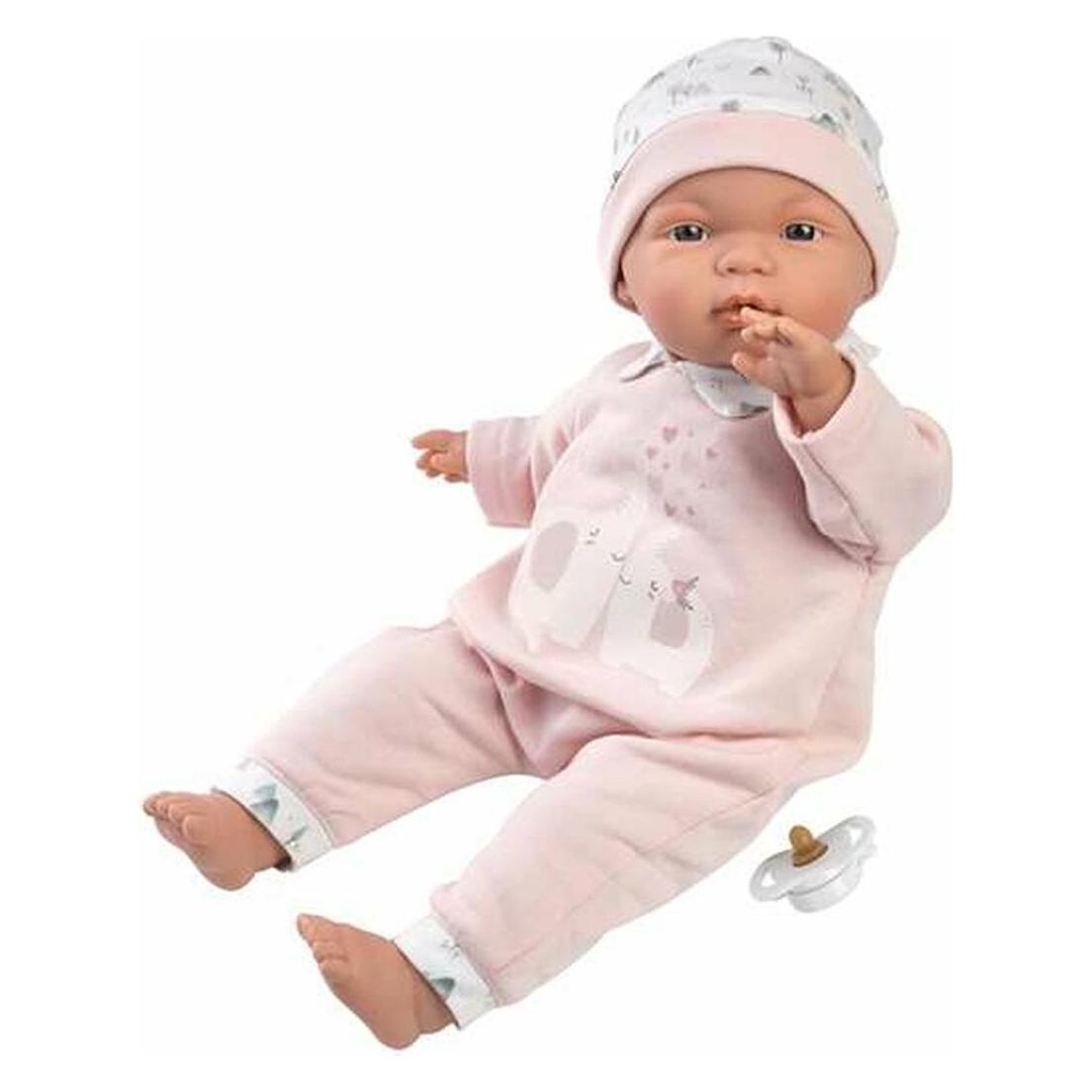 Llorens 13848 Lalka Bobas 38 cm Joelle z miękkim brzuszkiem dziewczynka (8426265138487)