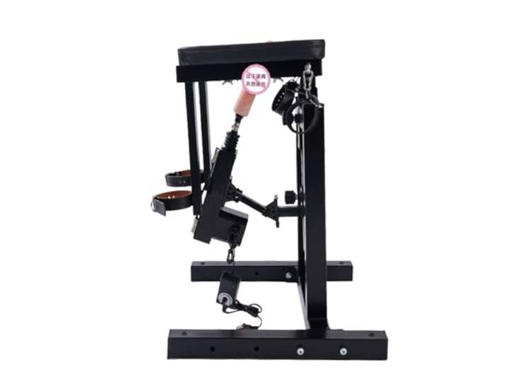 YXFHHY Sex Machine Chair Metallrahmen Masturbation Sex Möbel Können Teleskopabstand Selbst Vergnügen Sm Sexspielzeug Gynäkologie Stuhl Mit Fußfesseln Handschellen Folter Sex Extrem Mit Dildo-Vibrator