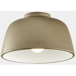 LEDS C4 Design Deckenleuchte MISO, IP20, Ø 28.5 cm, E27, Stahl, gold / innen weiß LEDS-15-8330-DL-14
