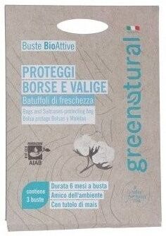 greenatural Proteggi Borse e Valigie "Batuffoli di Freschezza" 3 Buste