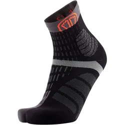 Sidas, Unisex, Sportsocken, T-Free Trail (44 - 46), Grau, Schwarz