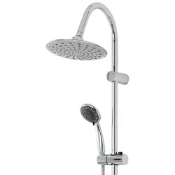 `Platinum` Chrom-Optik Duschsäule mit 3 Funktionen Handbrause
