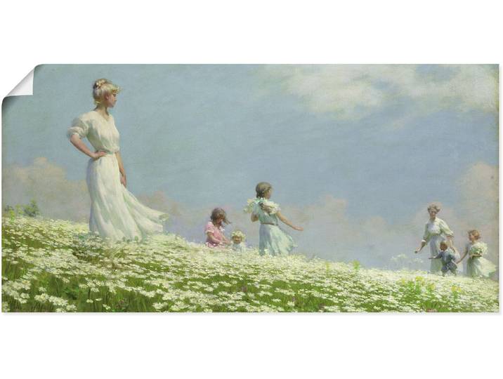 Wandbild ARTLAND Sommer. 1906 , blau (farbe bild(er): blau), B:100cm H:50cm, Bilder, Wandbild, als Leinwandbild, Poster in verschied. Grössen