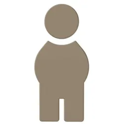 Hewi 801 Symbol Mann 801.91.01086 sand, selbstklebend