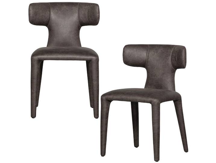Livetastic Stuhl-Set Permit, Grau, Schwarz, Metall, Sperrholz, konisch, 52x78x53 cm, Esszimmer, Stühle, Esszimmerstühle, Esszimmerstühle-Set