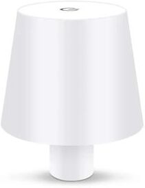 Evergreen Home Goods Creative Wine Bottle Lamp, Portable, Dimmable, For Bar, Restaurant, Camping Decor round Wihte