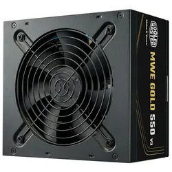 Cooler Master MWE Gold V3 ATX 3.1 Non-Modular Netzteil 550 W 24-pin ATX Schwarz