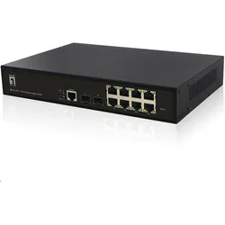 LevelOne GEL-1061 (10 Ports), Netzwerk Switch, Schwarz
