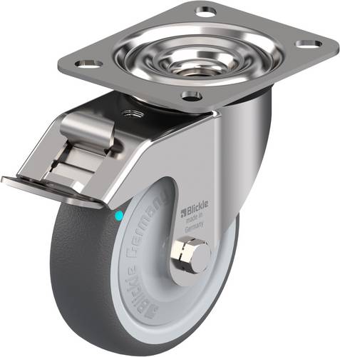Blickle 847074 LEX-PATH 100KFD-FI Lenkrolle mit Feststeller Rad-Durchmesser: 100mm Tragfähigkeit (max.): 150kg 1St.