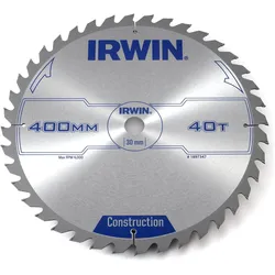Irwin, Sägeblatt, IRW1897347 400 x 30 mm 40Teeth Kreissägeblatt mit ATB Mahlgrössen Zahn