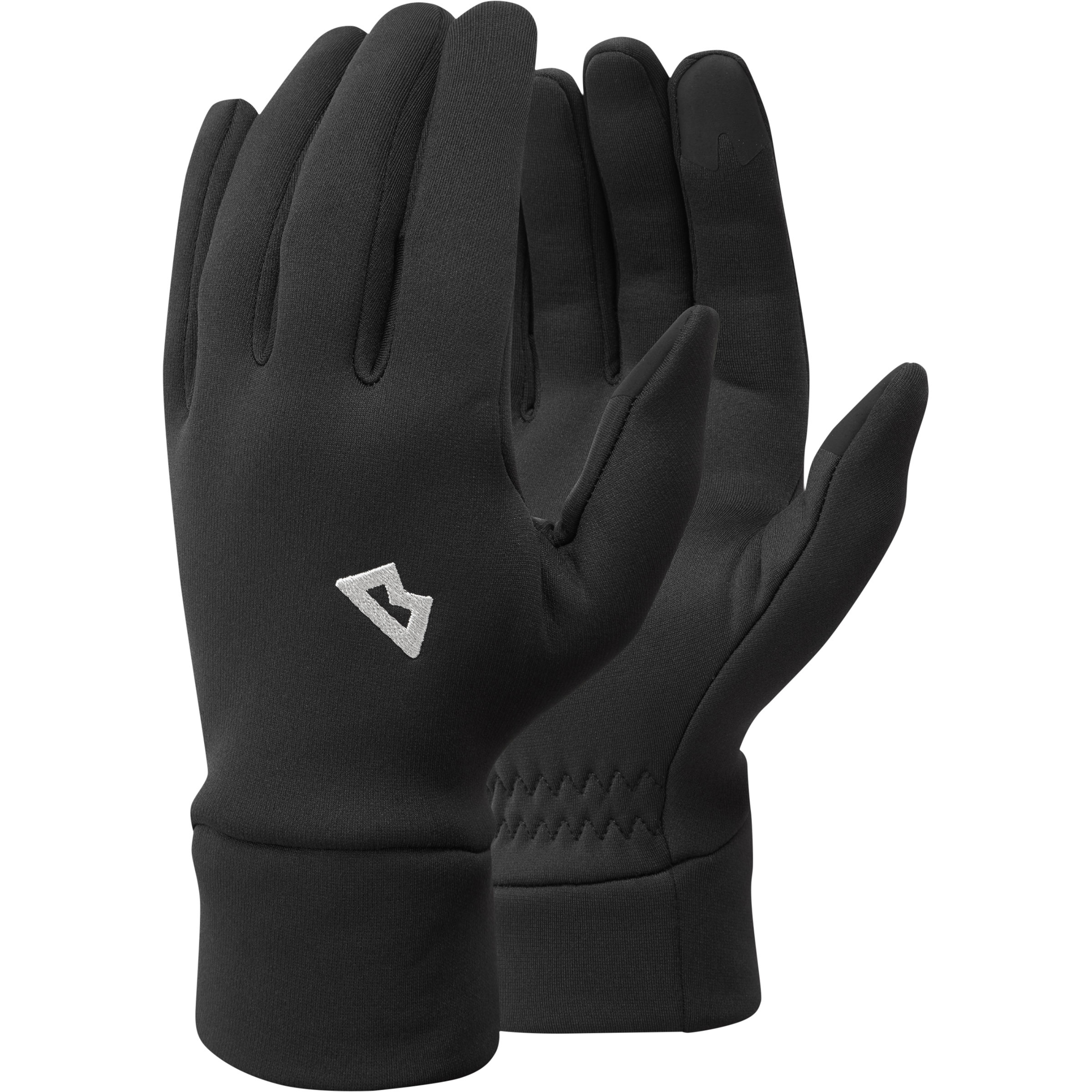 Mountain Equipment Stretch Fleece Fingerhandschuhe schwarz Größe XL Trekking Windabweisend