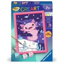Ravensburger CreArt - Malen nach Zahlen 25555 - Axolotl - ab 7 Jahren