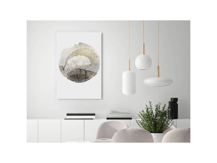 Tableau déco Trace Lin Gris 40 x 60cm