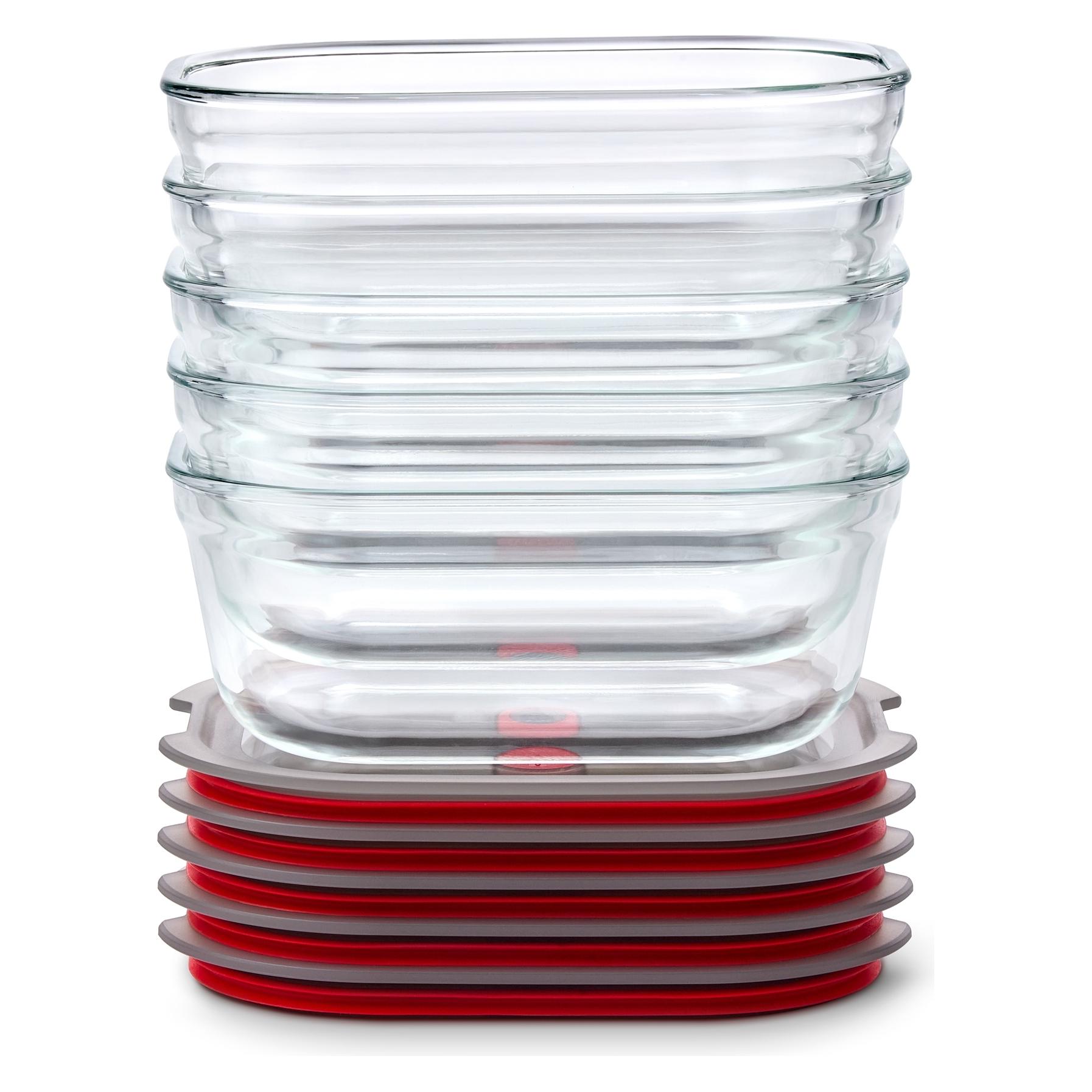 Black + Blum Glass Box Set Medium- Lunchbox (FBGR-BX-MPACK5)