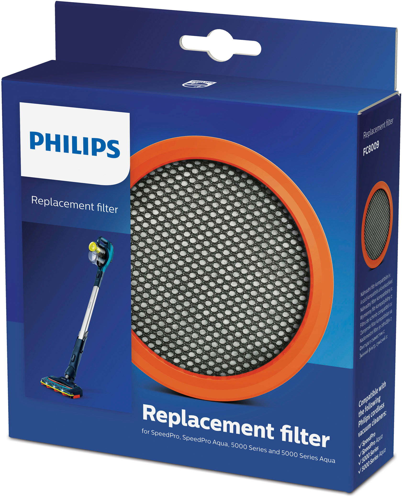 Philips Ersatzfilter "FC8009/01", schwarz, Filterkartuschen, Ersatzfilter schwarz Einheitsgröße