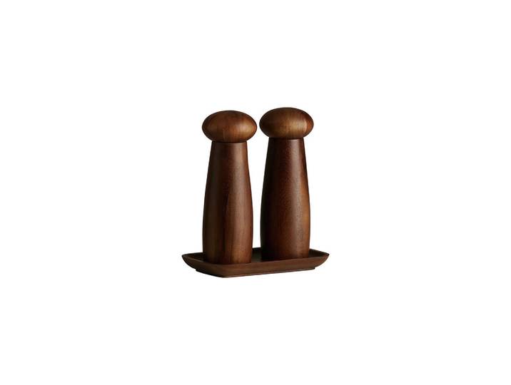 Aida Salz- UND Pfeffermühle, Braun, Eiche dunkel, Holz, 18 cm, Fsc, Küchenzubehör