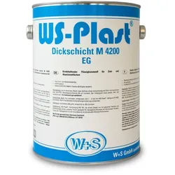 WS-Plast Dickschicht M4200 EG Flüssigkunststoff Eisenglimmer 2,5Ltr. graphit EG 0003