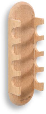 Whiteboard-Markerhalter Legamaster WOODEN, magnetisch, lagert 4 Boardmarker, B 60 x T 35 x H 200 mm, Buchenholz, lackiert