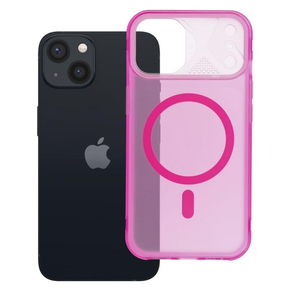 OEM Hülle mit Rückseitendeckel für das iPhone 13 Aurora, MagSafe, rosa (Apple iPhone 13) (74676018)