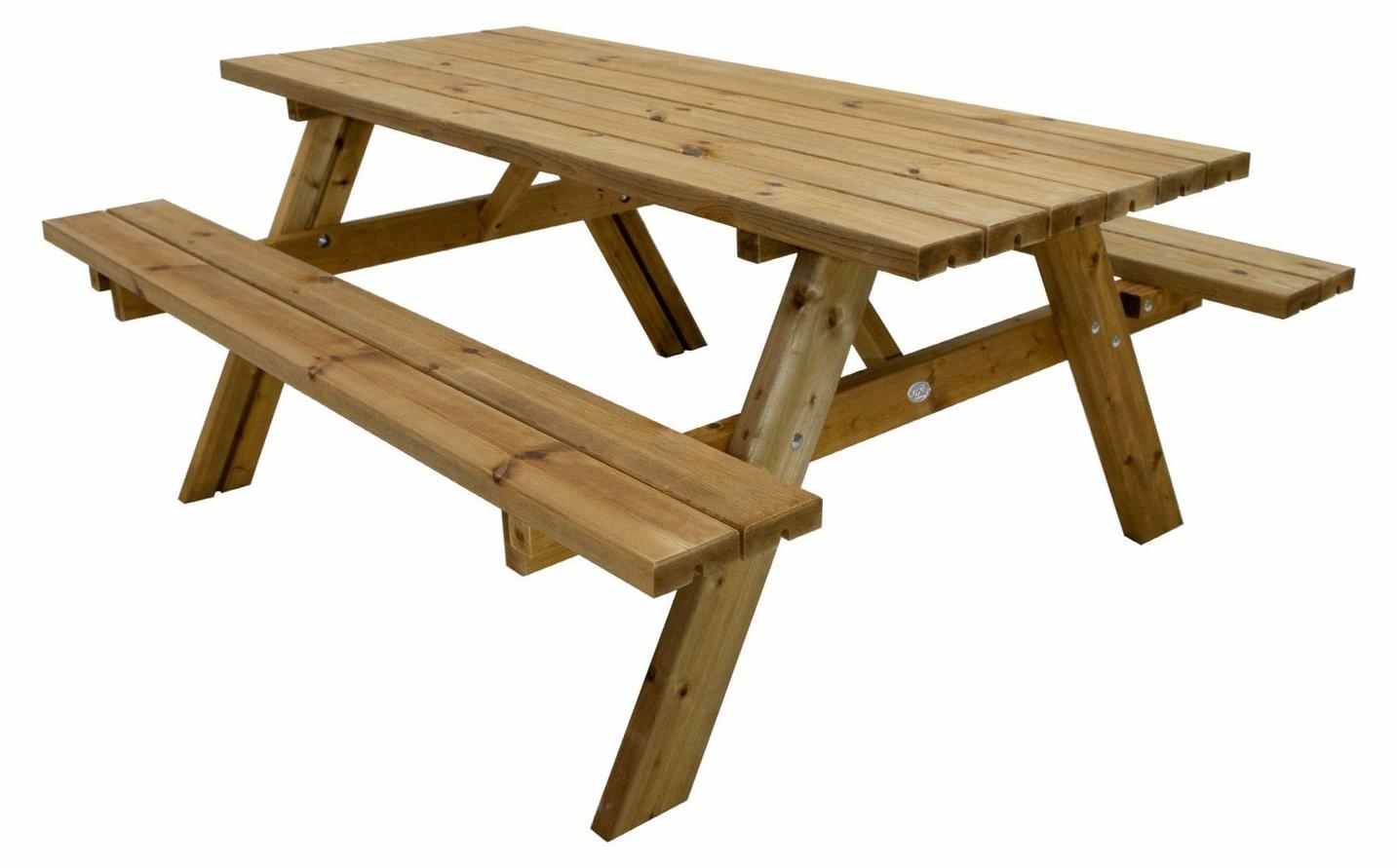 Axi Picknicktisch Julie 177 x 154 x 74 cm Natur Kiefernholz