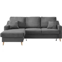 Ecksofa Valentina Grau Cord