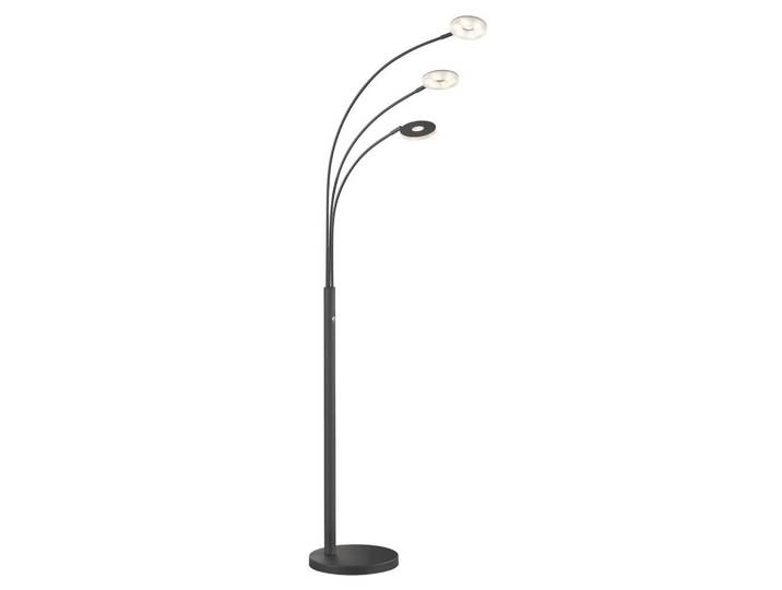 LED-Stehlampe Denkt dimmbar Schwarz 3 Leuchten