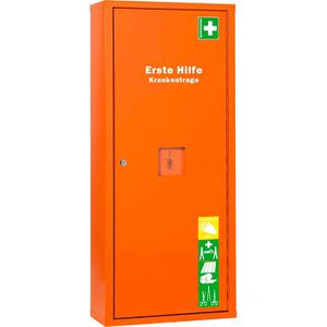 Söhngen Verbandschrank Anbausafe 0502022, stehend, ohne Füllung, abschließbar, orange, aus Stahl, 112 x 49 cm