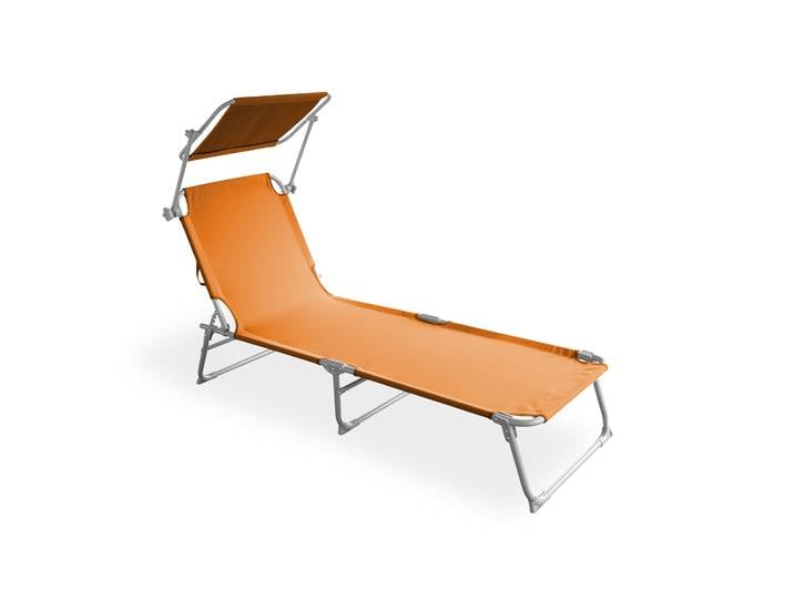 Liegestuhl LETTINO orange
