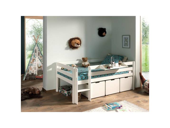 Spielbett Pino Weiß 90x200cm