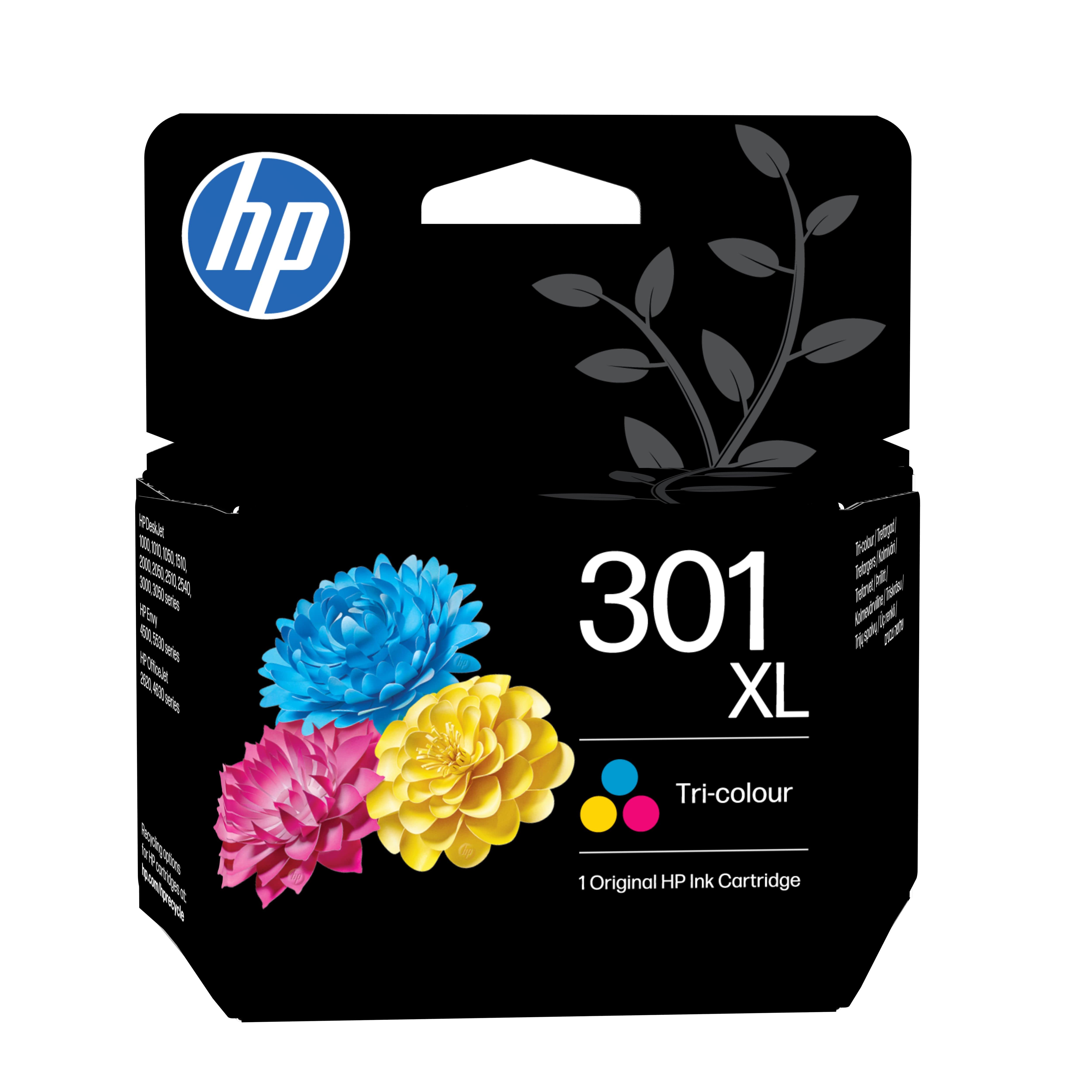 HP Nr.301XL originale Druckerpatronen Cyan, Magenta, Gelb 6 ml CH564EE