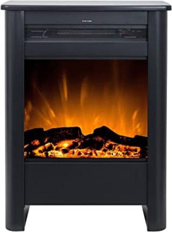 Elektrische Kaminofen 46cm 1500W schwarz
