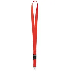 25x Seil / Lanyard mit Multifunktionsschnalle Rot