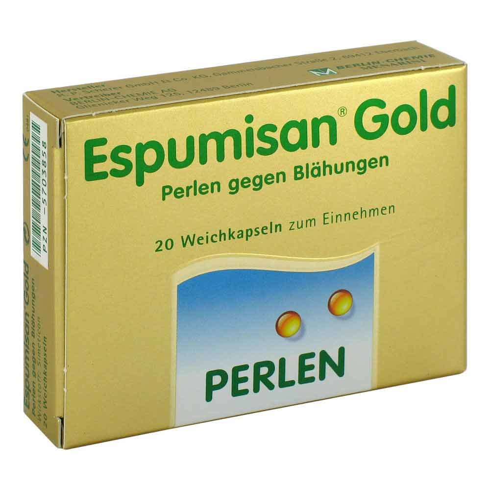BERLIN-CHEMIE AG Espumisan Gold Perlen gegen Blähungen 05703858