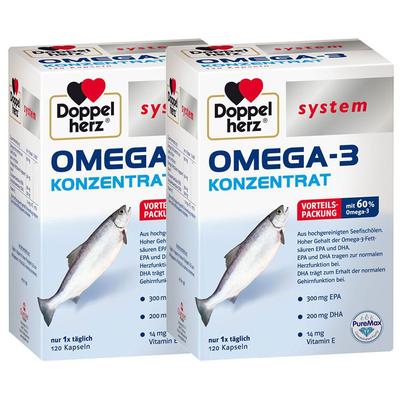 Doppelherz Omega3 Konz SYS x2 2x120 St Kapseln